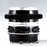 Seamless Follow Focus Gear for Nikon Nikkor - S 35mm f2.8 Lens