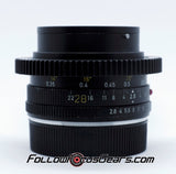 Seamless Focus Gear for Leica 28mm f2.8 Elmarit R Lens