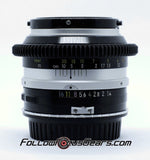 Seamless Follow Focus Gear for Nikon Nikkor - S 50mm f1.4 Lens