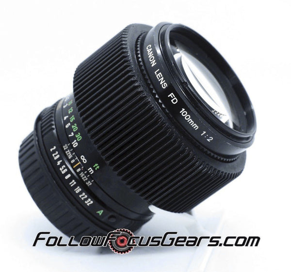 Seamless Follow Focus Gear for Canon FD 100mm f2 Lens