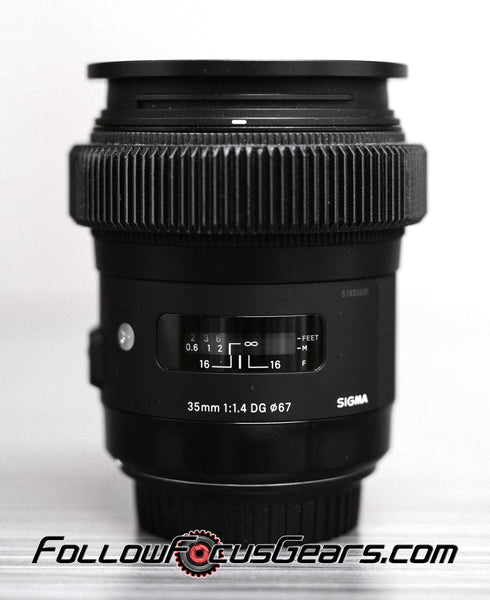 Seamless Follow Focus Gear for Sigma 35mm f1.4 DG HSM Art Lens