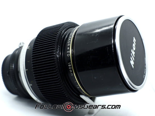 Seamless Follow Focus Gear for Nikon 180mm f2.8 AIS Lens