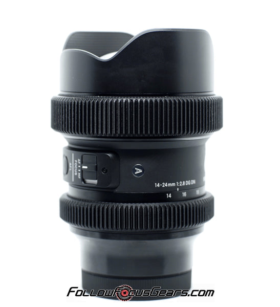 Seamless Follow Focus Gear for Sigma 14-24mm f2.8 L Mount Zoom Lens
