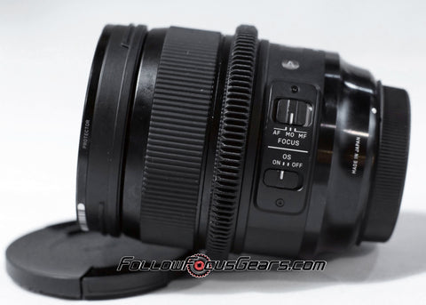 Seamless Follow Focus Gear for Sigma 24-70mm f2.8 DG OS Art Lens