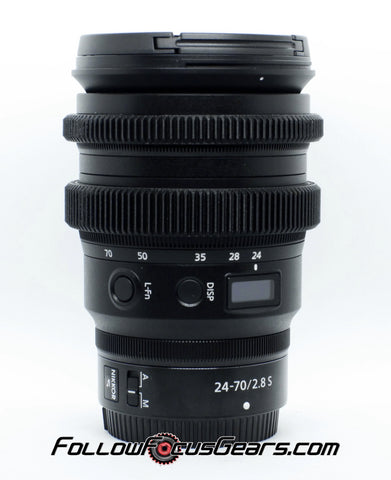 Seamless Follow Focus Gear for Nikon Z 24-70mm f2.8 S Lens