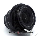 Seamless Follow focus Gear for Fujinon Super EBC XF 23mm f1.4 R Lens
