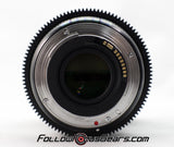 Focus Zoom Gear for Sigma 18-35mm f1.8 Lens Seamless Lens Gear