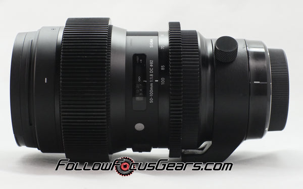 Seamless™ Follow Focus Gear for <b>Sigma 50-100mm f1.8 DC HSM ART</b> Lens