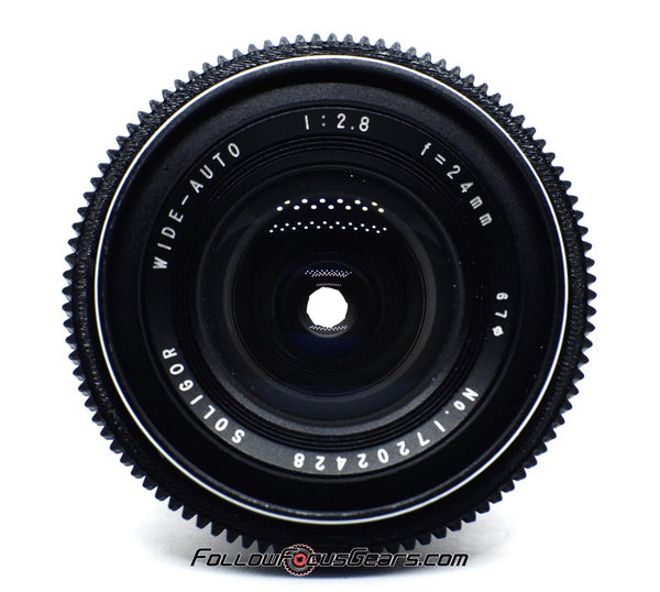 Seamless Follow Focus Gear for Soligor 24mm f2.8 Wide-Auto Lens