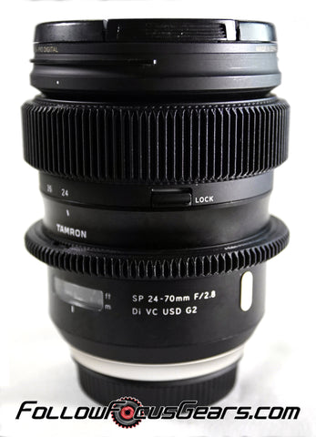 Seamless Follow Focus Gear for Tamron 24-70mm f2.8 SP Di VC USD G2 Lens
