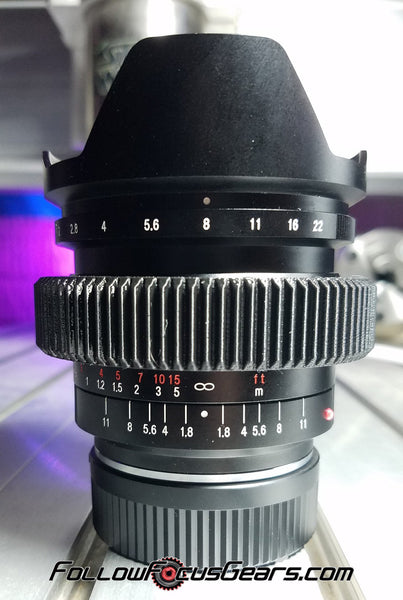 Seamless Follow Focus Gear for Voigtlander 21mm f1.8 Ultron ASPH Lens