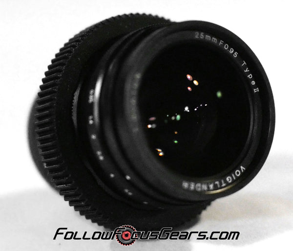 Seamless Follow Focus Gear for Voigtlander 25mm f0.95 Nokton II Lens