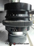 Seamless Follow Focus Gear for Voigtlander 50mm f1.1 Lens