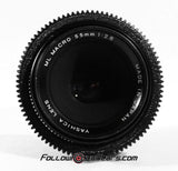 Seamless Follow Focus Gear for Yashica ML 55mm f2.8 Macro Lens