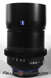 Seamless Follow Focus Gear for Zeiss Milvus 85mm f1.4 ZE Lens