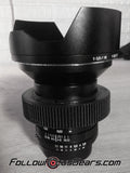 Seamless Follow Focus Gear for Zeiss 21mm f2.8 Distagon ZF.2 Lens