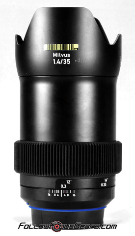 Seamless Follow Focus Gear for Zeiss Milvus 35mm f1.4 ZE Lens