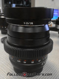 Seamless Follow Focus Gear for Zeiss 35mm f2 Distagon ZE Lens
