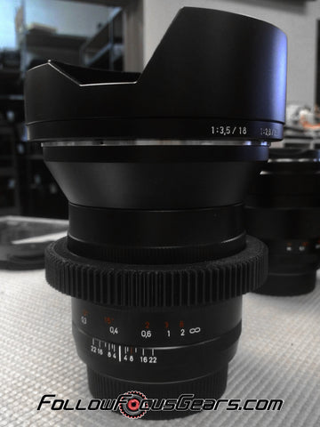 Seamless Follow Focus Gear for Zeiss 21mm f2.8 Distagon ZE Lens